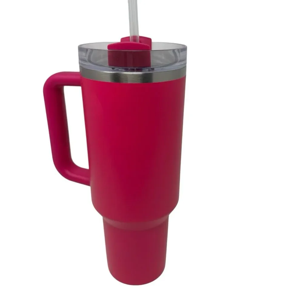 Stanley Quencher H2.0 Flowstate Tumbler 30oz China Camellia Pink - Picture 3 of 4
